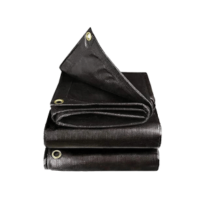 Agribegri Black HDPE Tarpaulin  175 GSM  21 FT x 24 FT Pack of 25 - 212500 gm